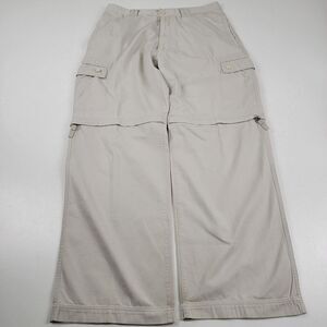 Y2K Nesi AG Cargo Baggy Pants Size 35 Mens Parachute Skater Hip Hop VTG 2000 Zip